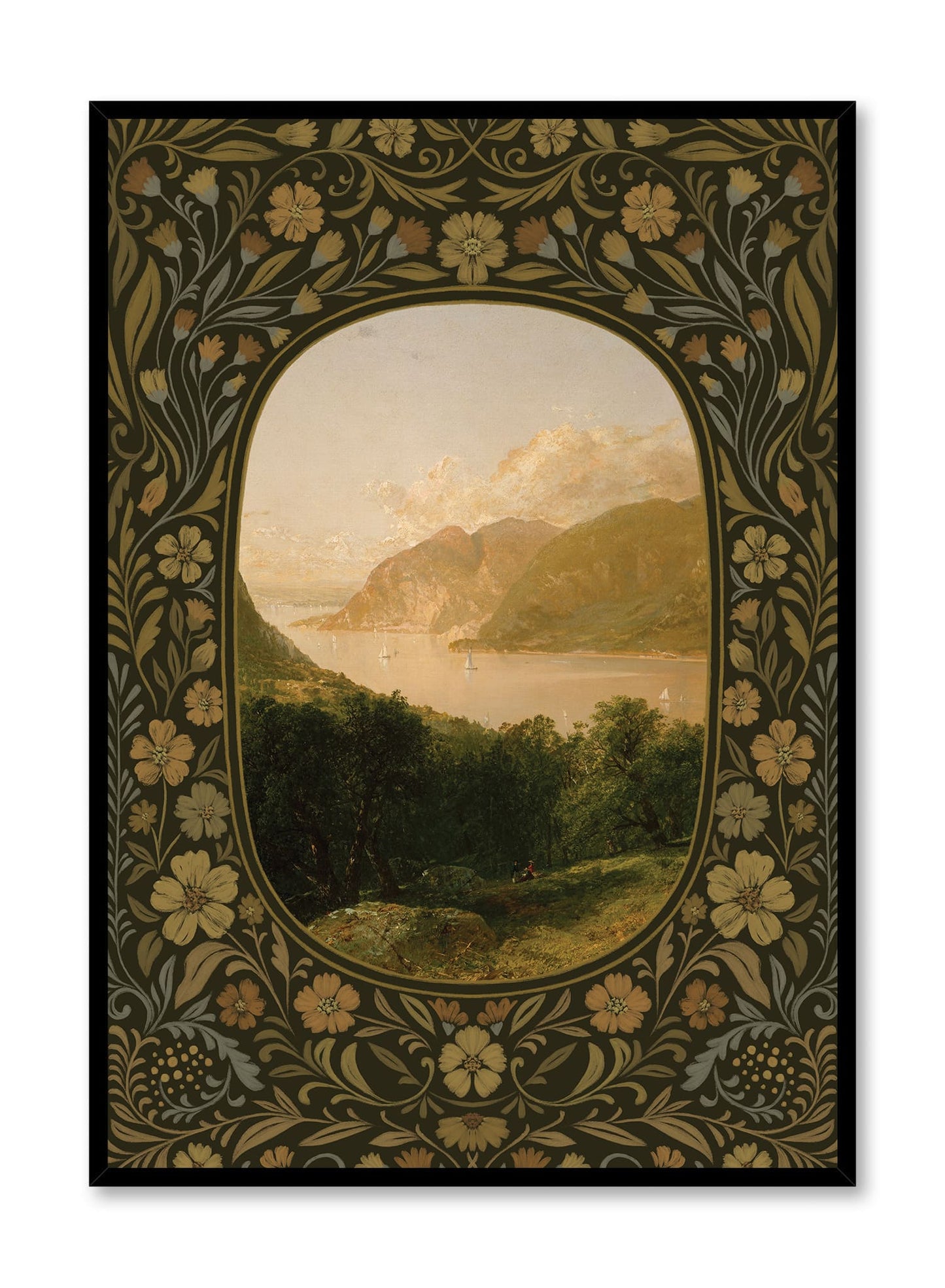 Une vue de la vallée, Affiche