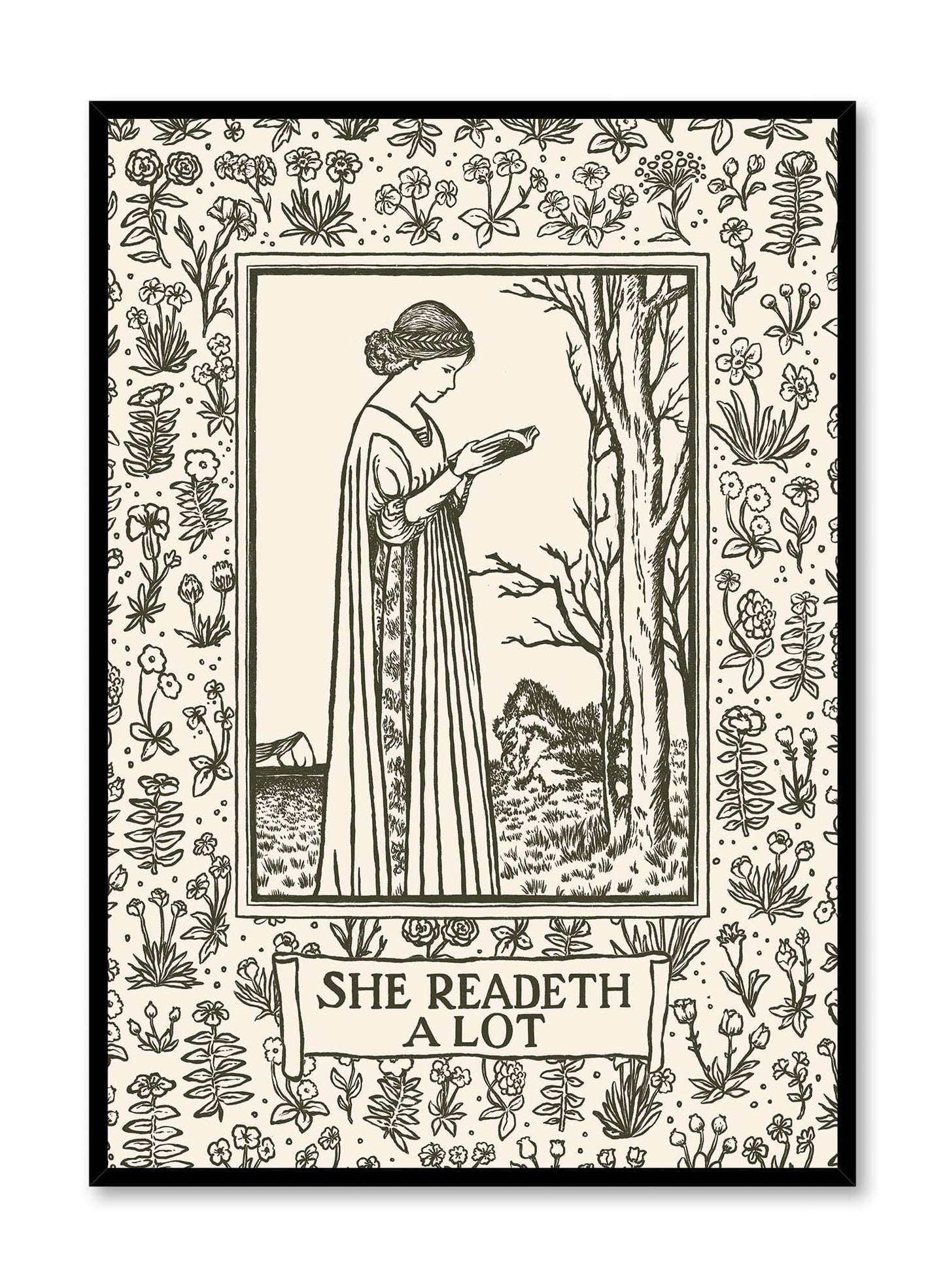 She Readeth Alot, Poster