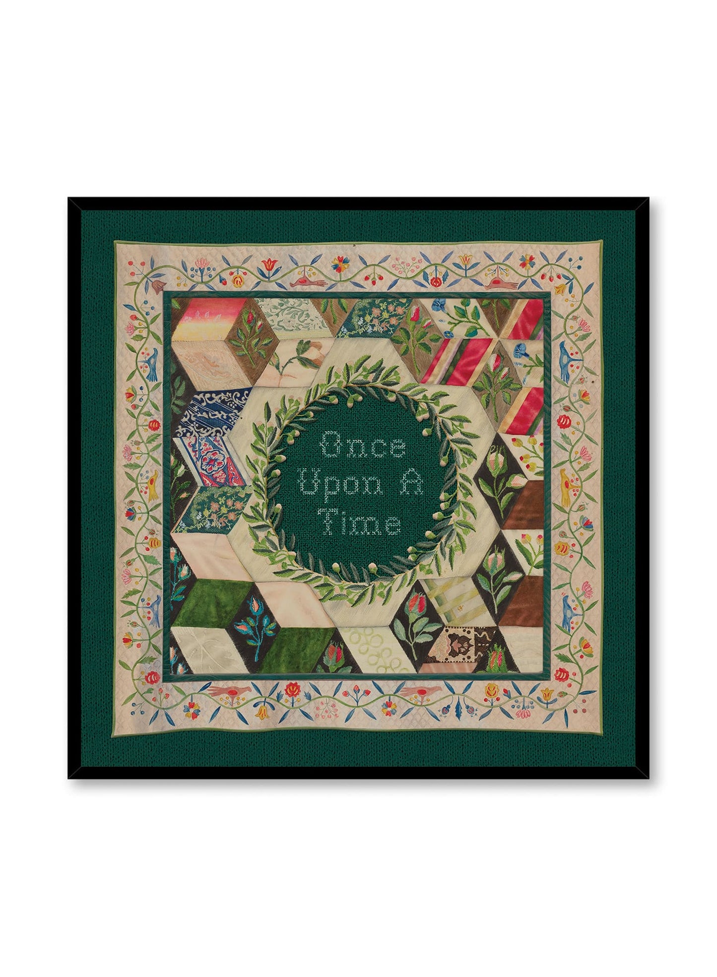 Once Upon A Time Embroidery, Poster
