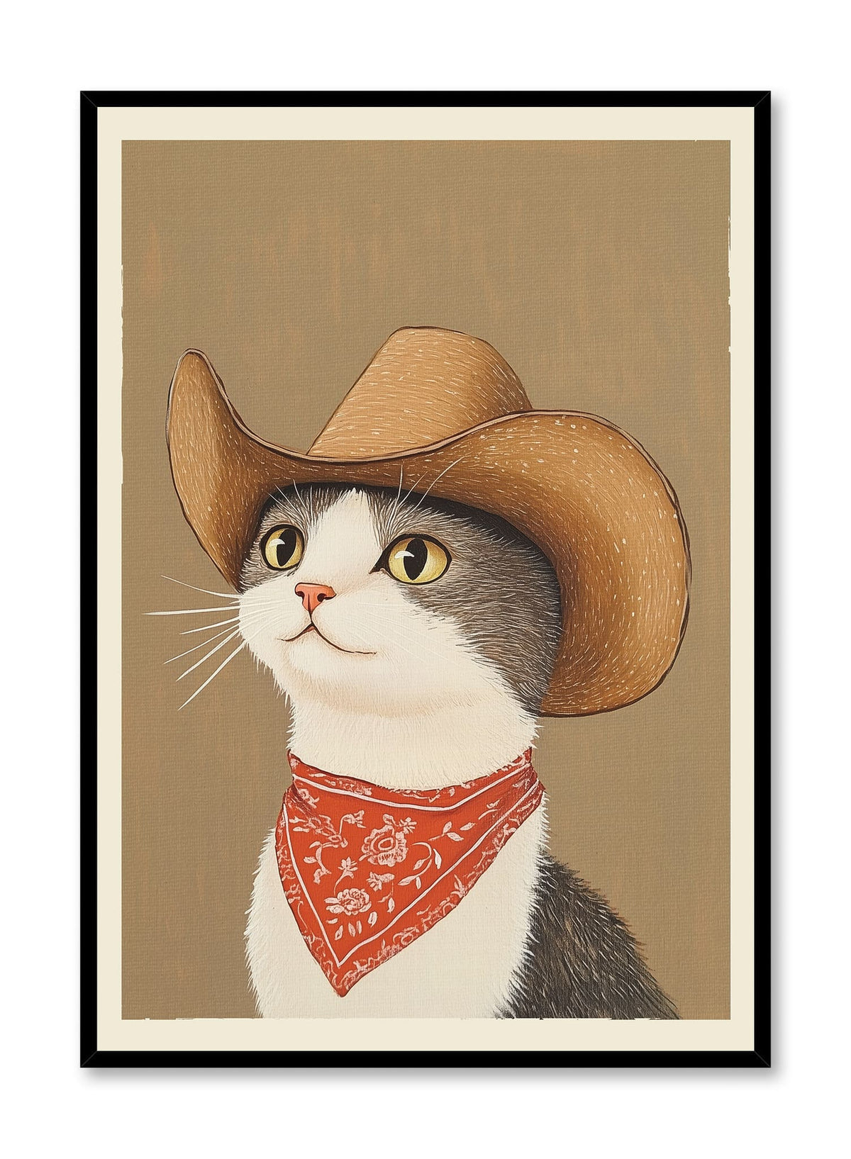 Bandit le Chat Bicolore, Affiche