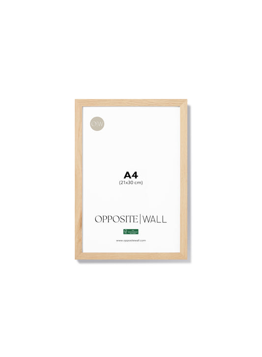 Solid Oak Frame, A4 | 21x30 cm