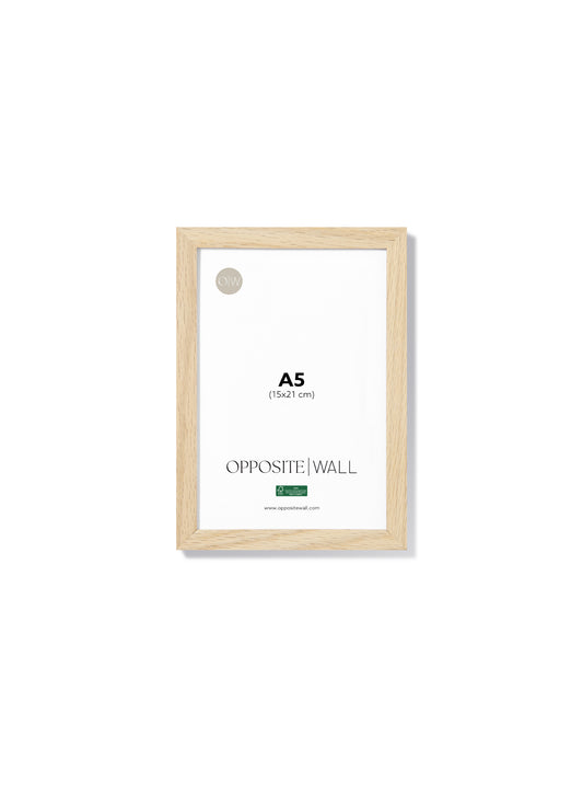 Solid Oak Frame, A5 | 15x21 cm