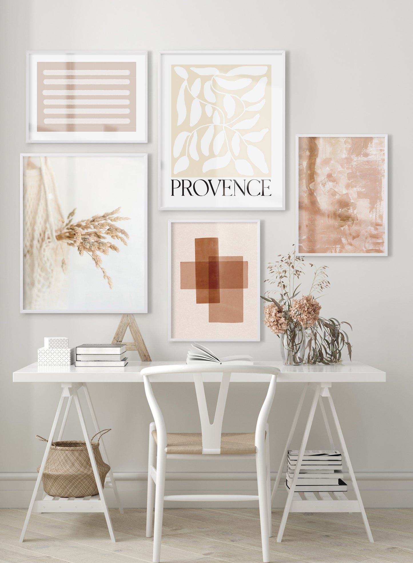 Sophisticated Set in Beige and Rust