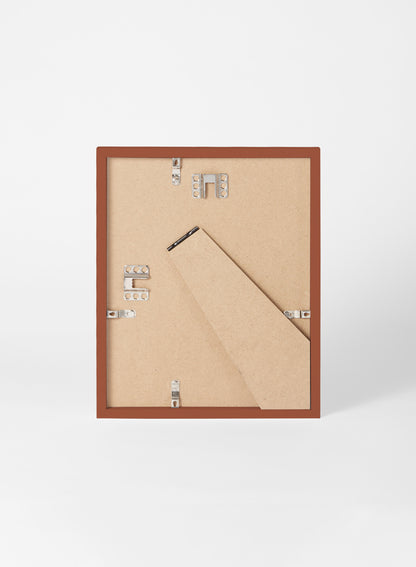 Cadre en bois massif — Terre cuite, 8 x 10 po | 20 x 25 cm