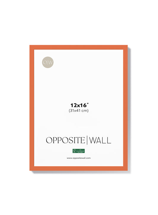 Cadre en bois massif — Corail, 12 x 16 po | 31 x 41 cm