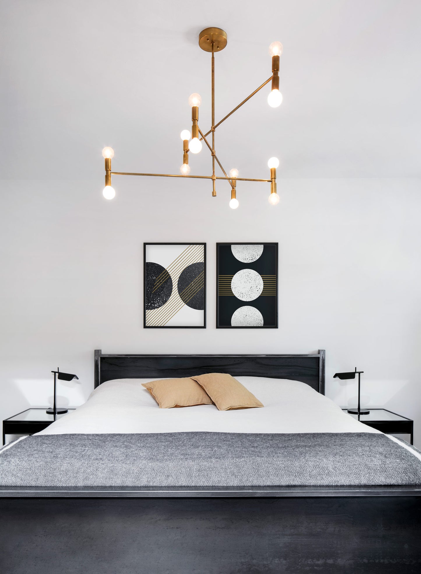 Minimalist poster by Opposite Wall with graphical and abstract Telescopic design - Bedroom