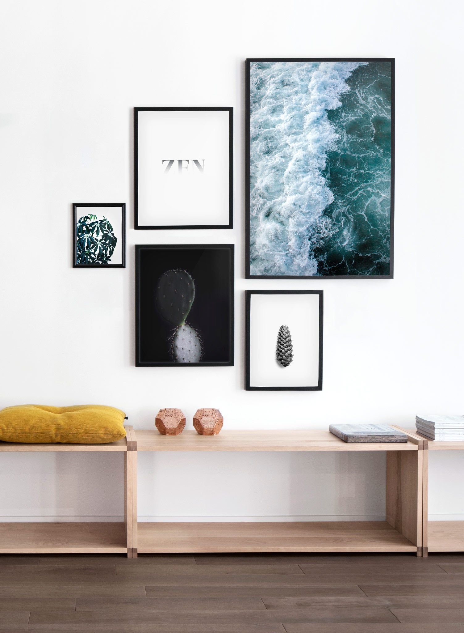 Scandinavian poster by Opposite Wall with Zen typography graphic design - Wall gallery