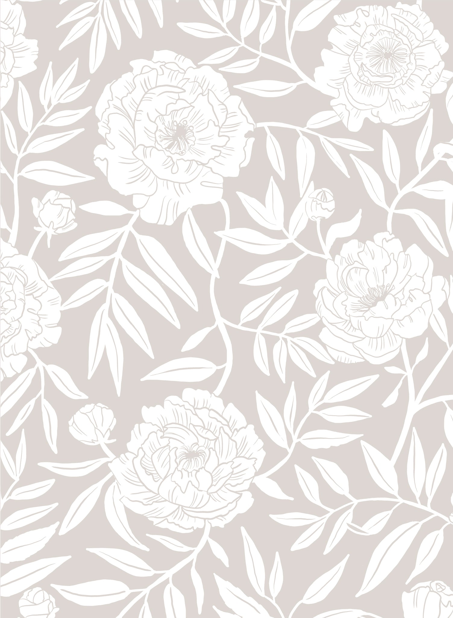 Peony Garden Wallpaper by Opposite Wall