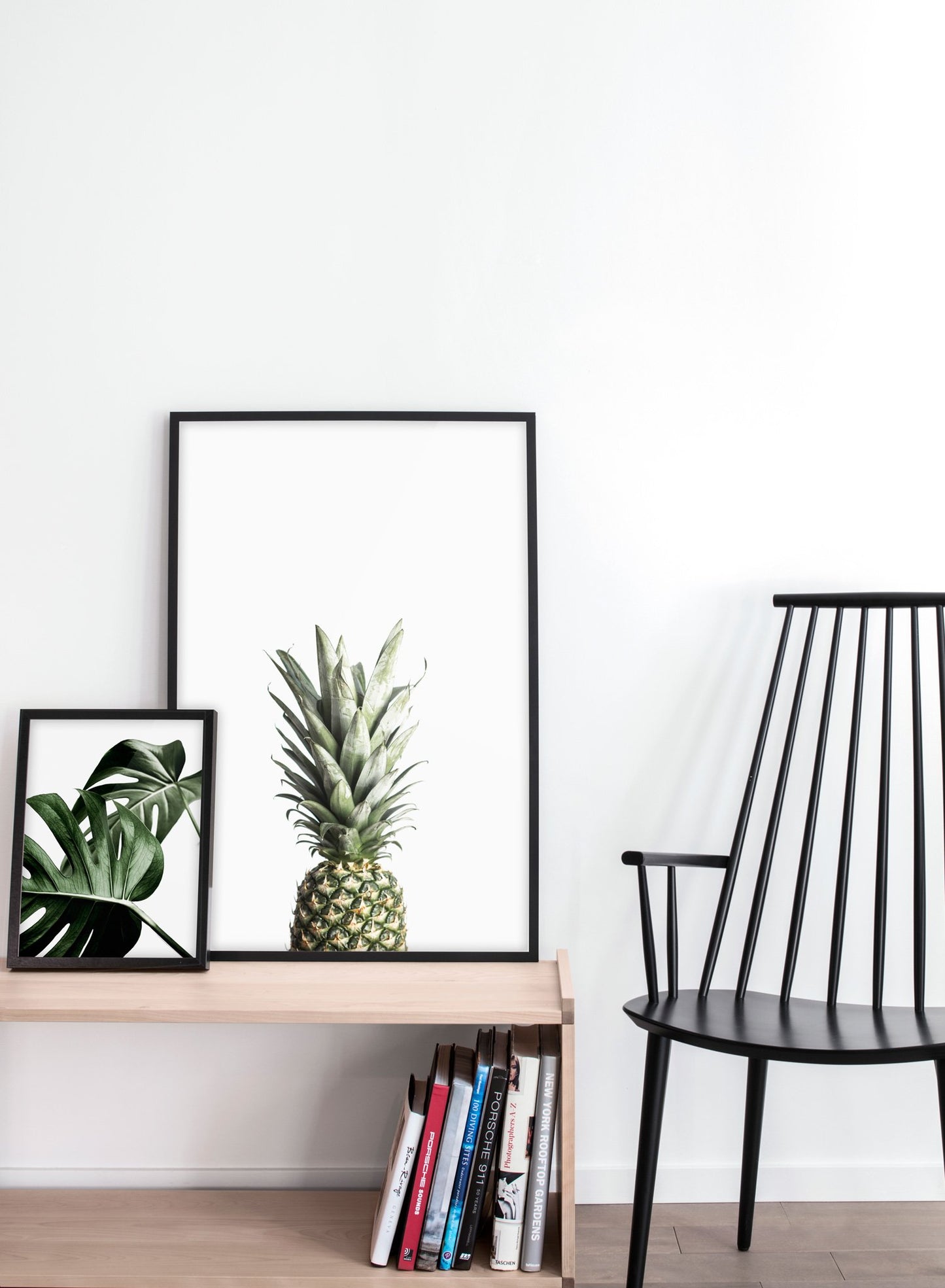 Scandinavian art print by Opposite Wall with art photo of pineapple called Welcomeness - in home decor