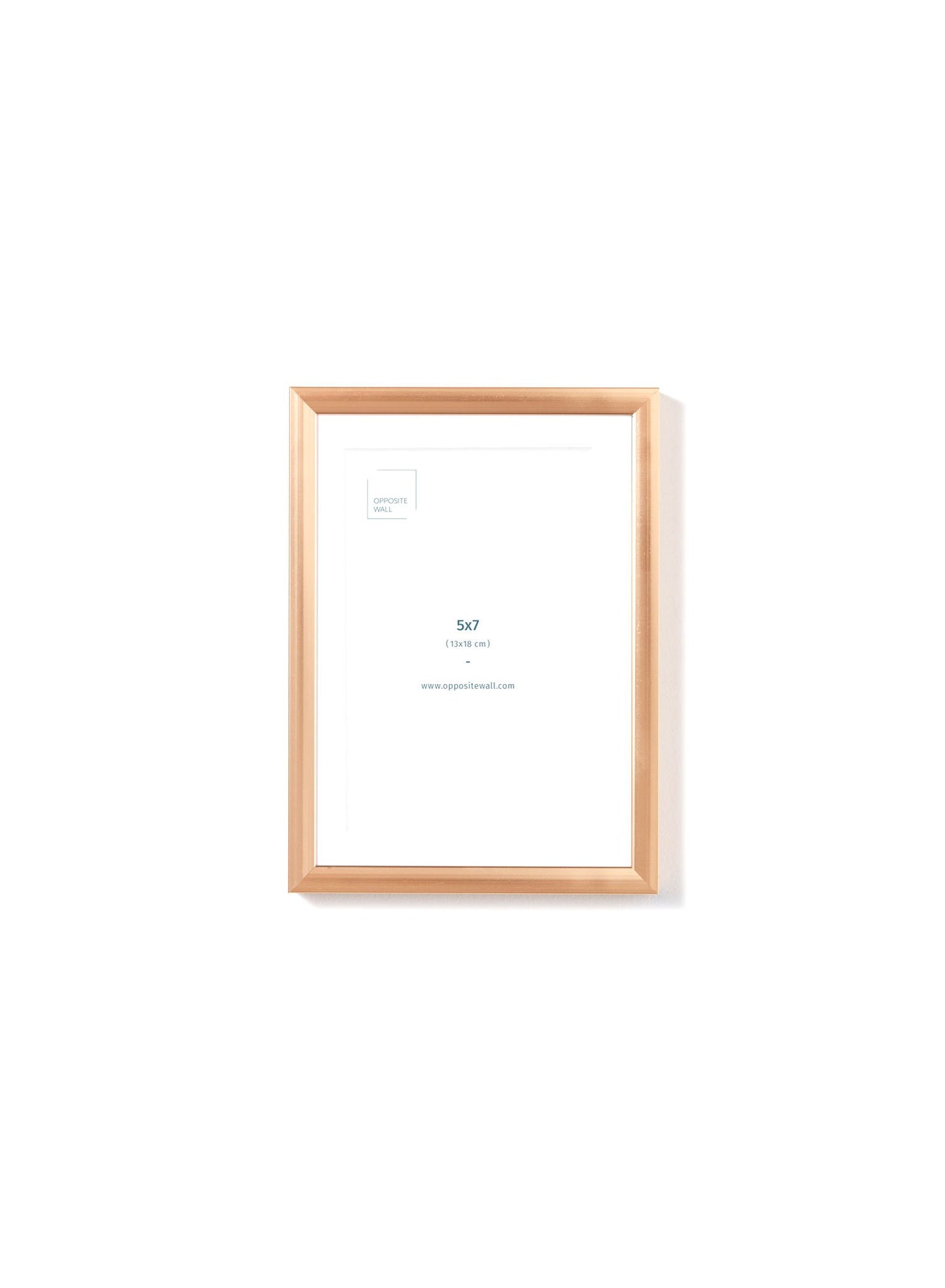 Gold Metal Frame, 5x7 in | 13x18 cm