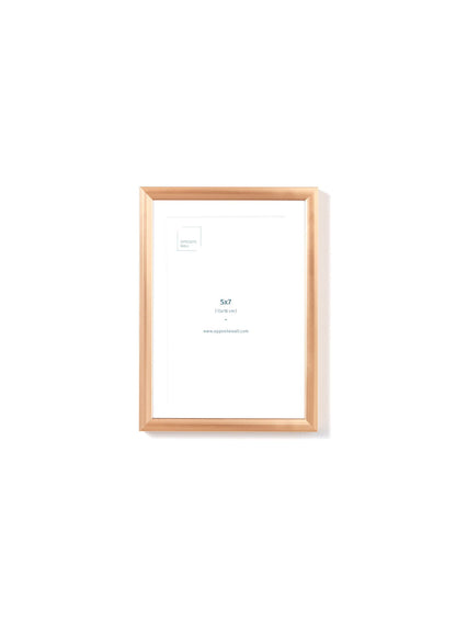 Gold Metal Frame, 5x7 in | 13x18 cm