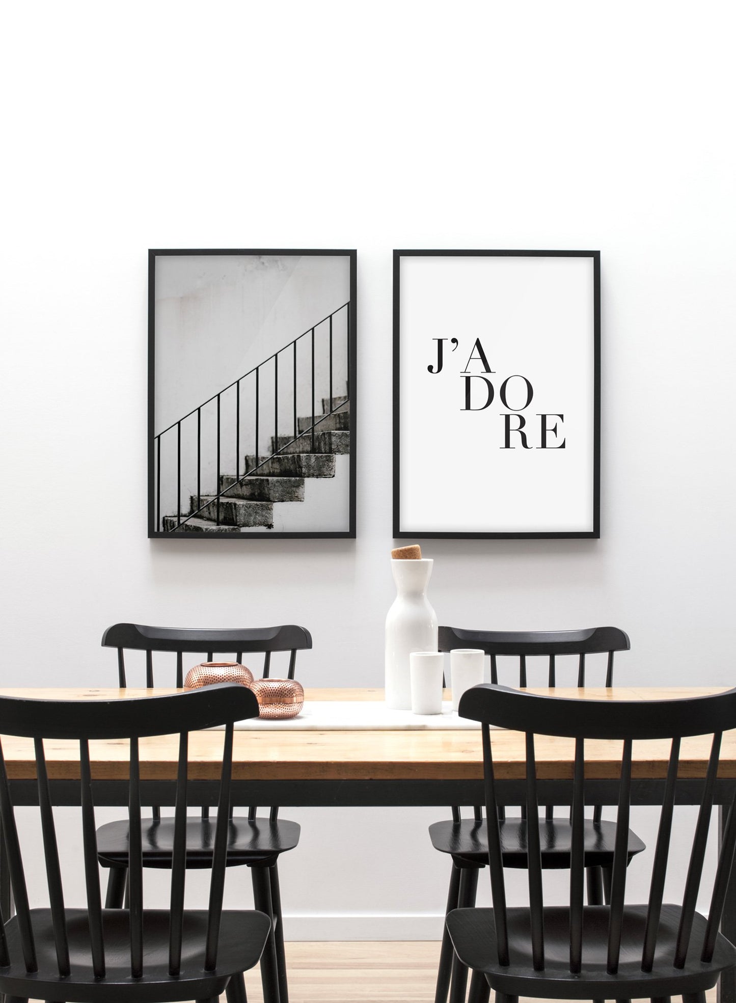 Staircase modern minimalist photography poster by Opposite Wall - Dining room