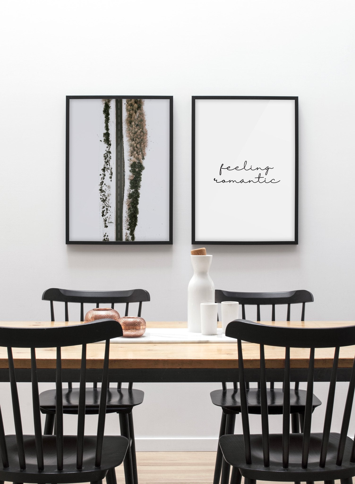 Country Road modern minimalist photography poster by Opposite Wall - Dining room - Duo