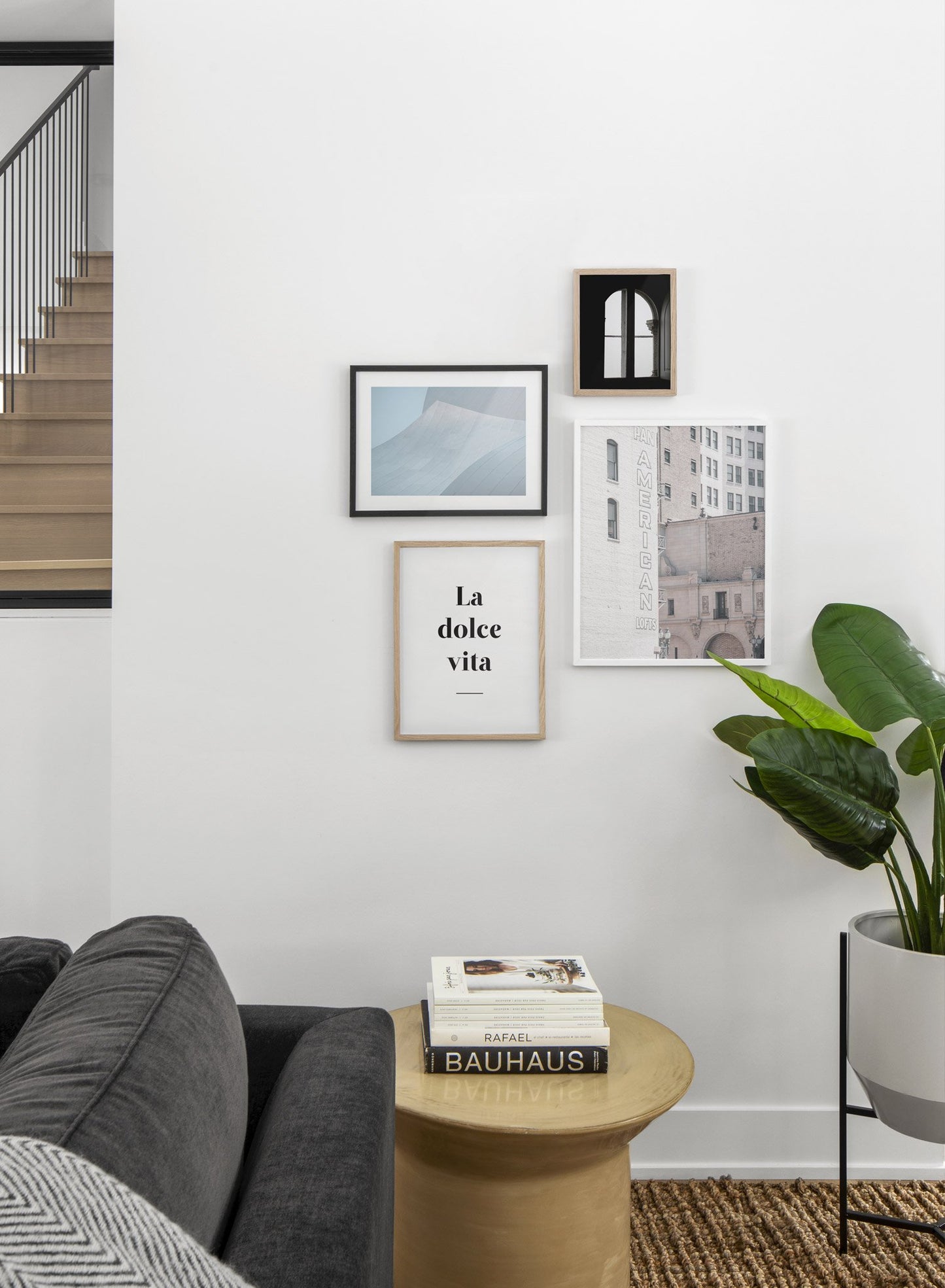 American Lofts modern minimalist photography poster by Opposite Wall - Living room