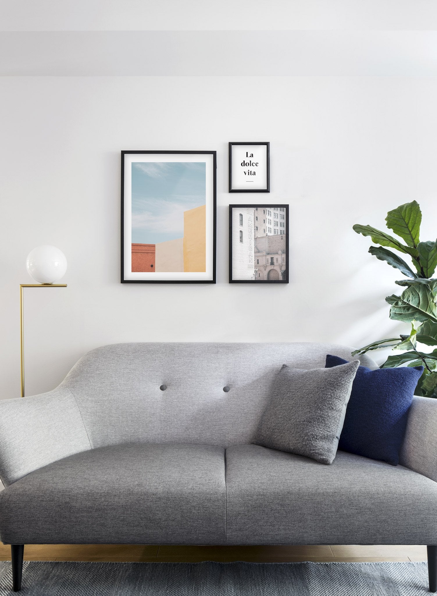 Perfect Trio modern minimalist photography poster by Opposite Wall - Living room - Trio