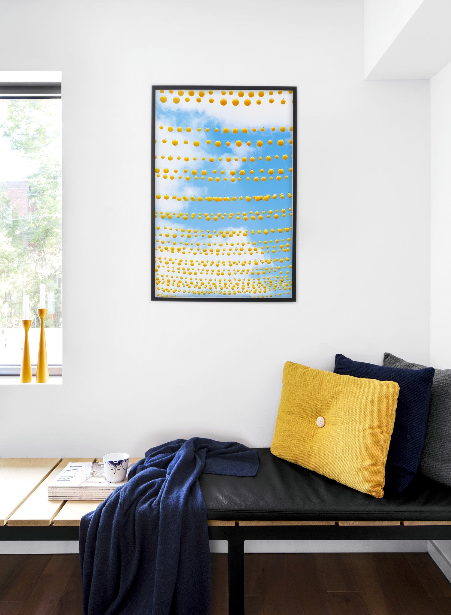 Canopy of Balls modern minimalist photography poster by Opposite Wall - Living room