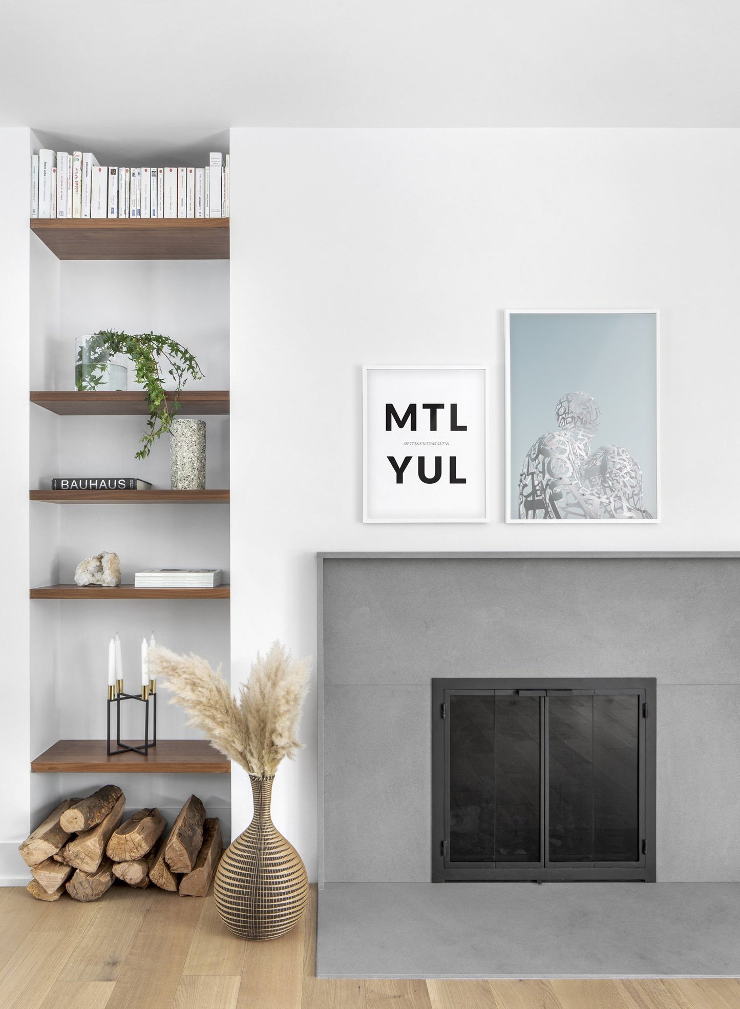 Bonaventure Legacy modern minimalist photography poster by Opposite Wall - Living room