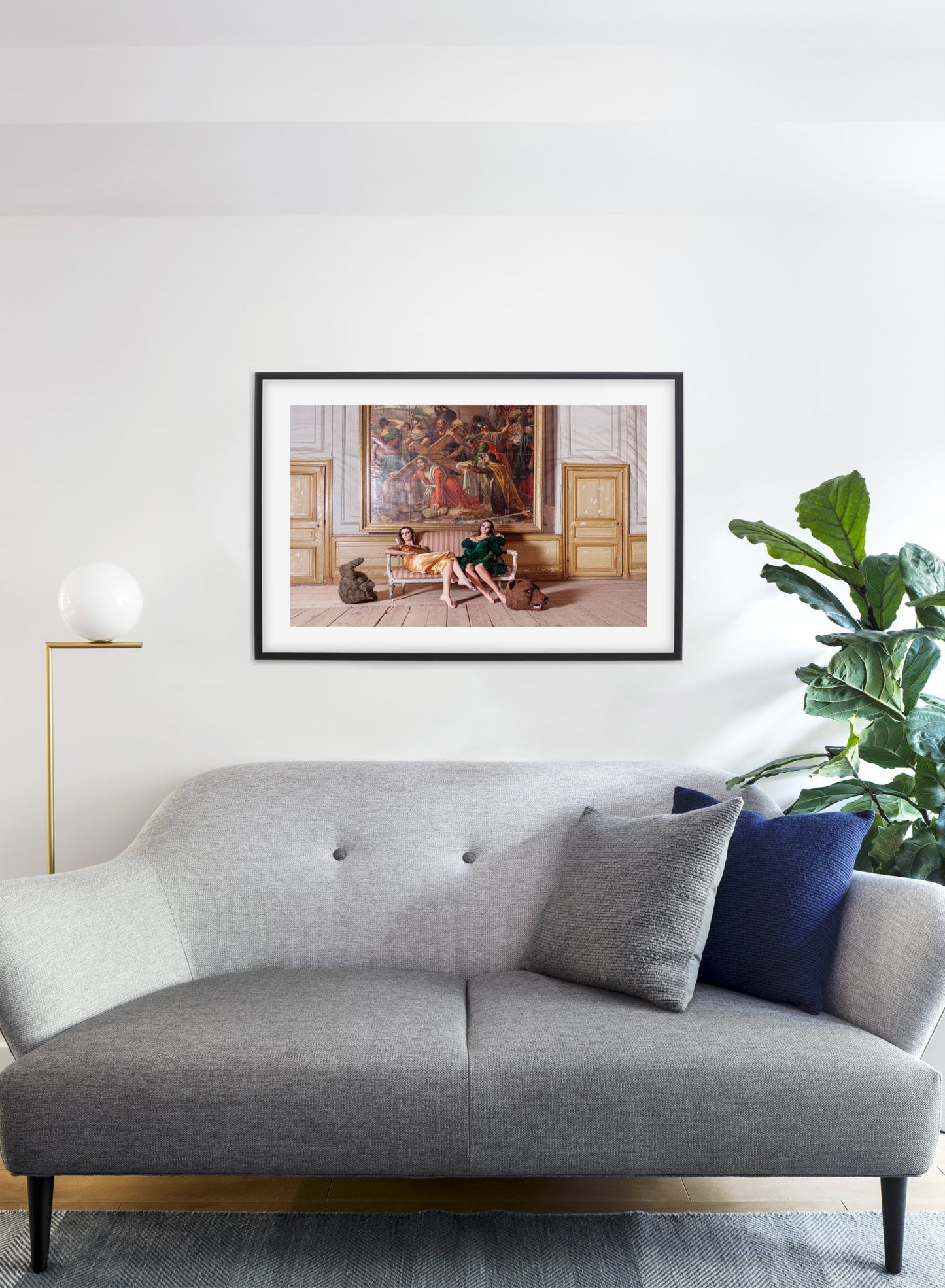 Minimalist design photography poster of Salon by Love Warriors Creative Studio - Buy at Opposite Wall - Living room