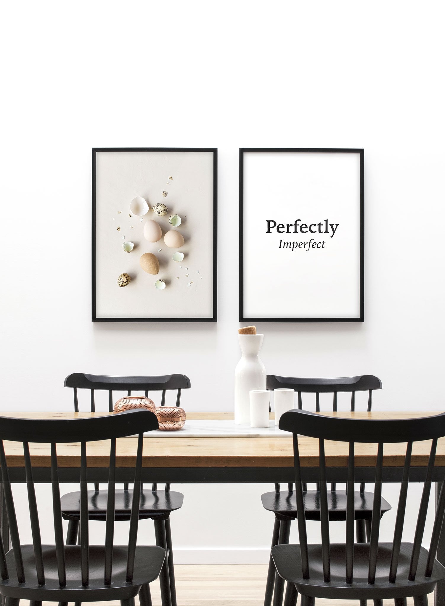 Modern minimalist poster by Opposite Wall with Cracked Up food photography - duo - dining room