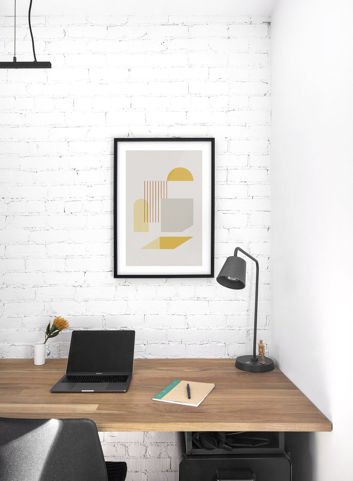 Minimalist design poster by Opposite Wall with Obstacle Course abstract graphic design - Lifestyle - Office Desk