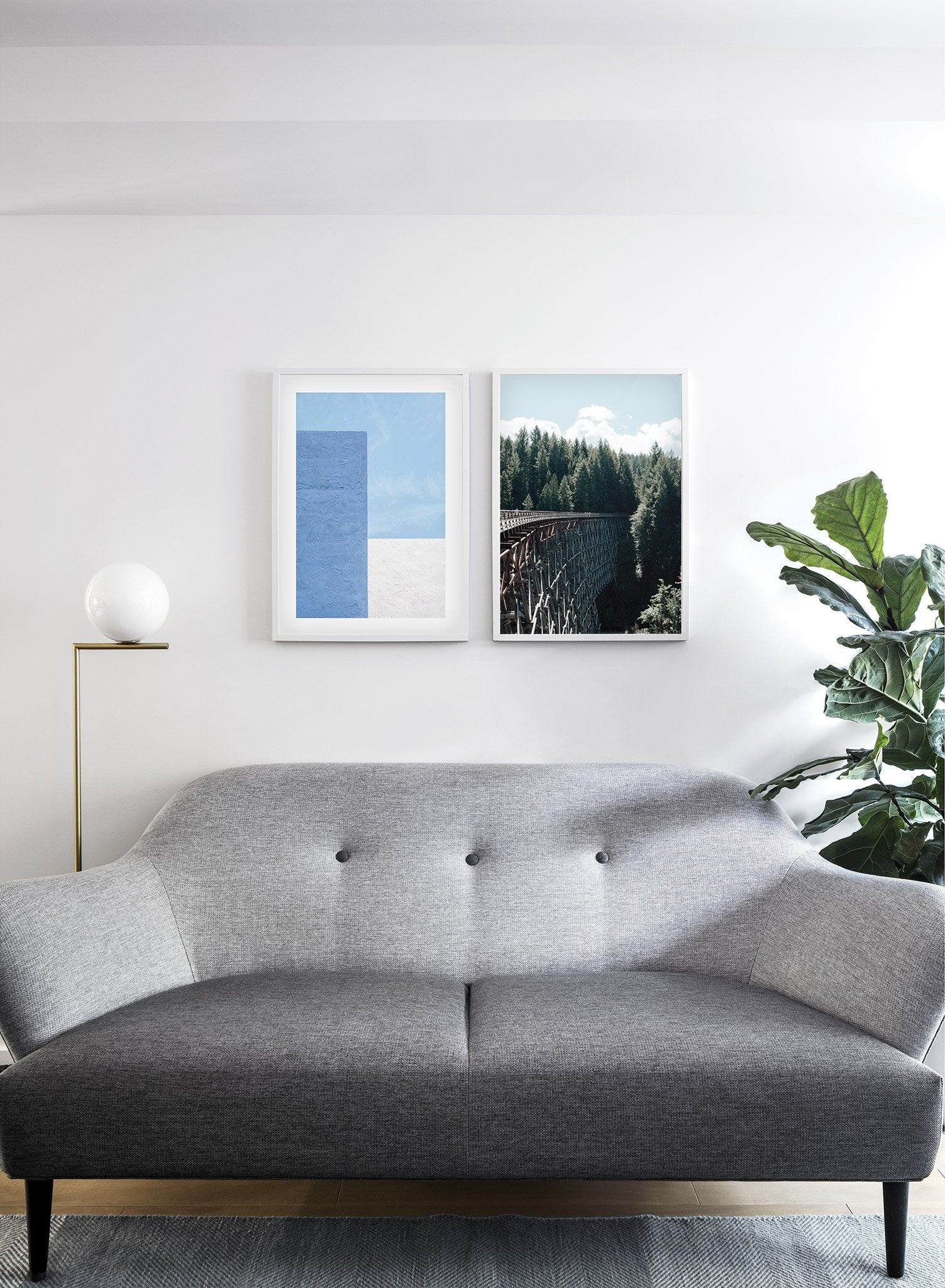 Modern minimalist colourful architecture photography of Bar Graph - Lifestyle Duo - Living Room