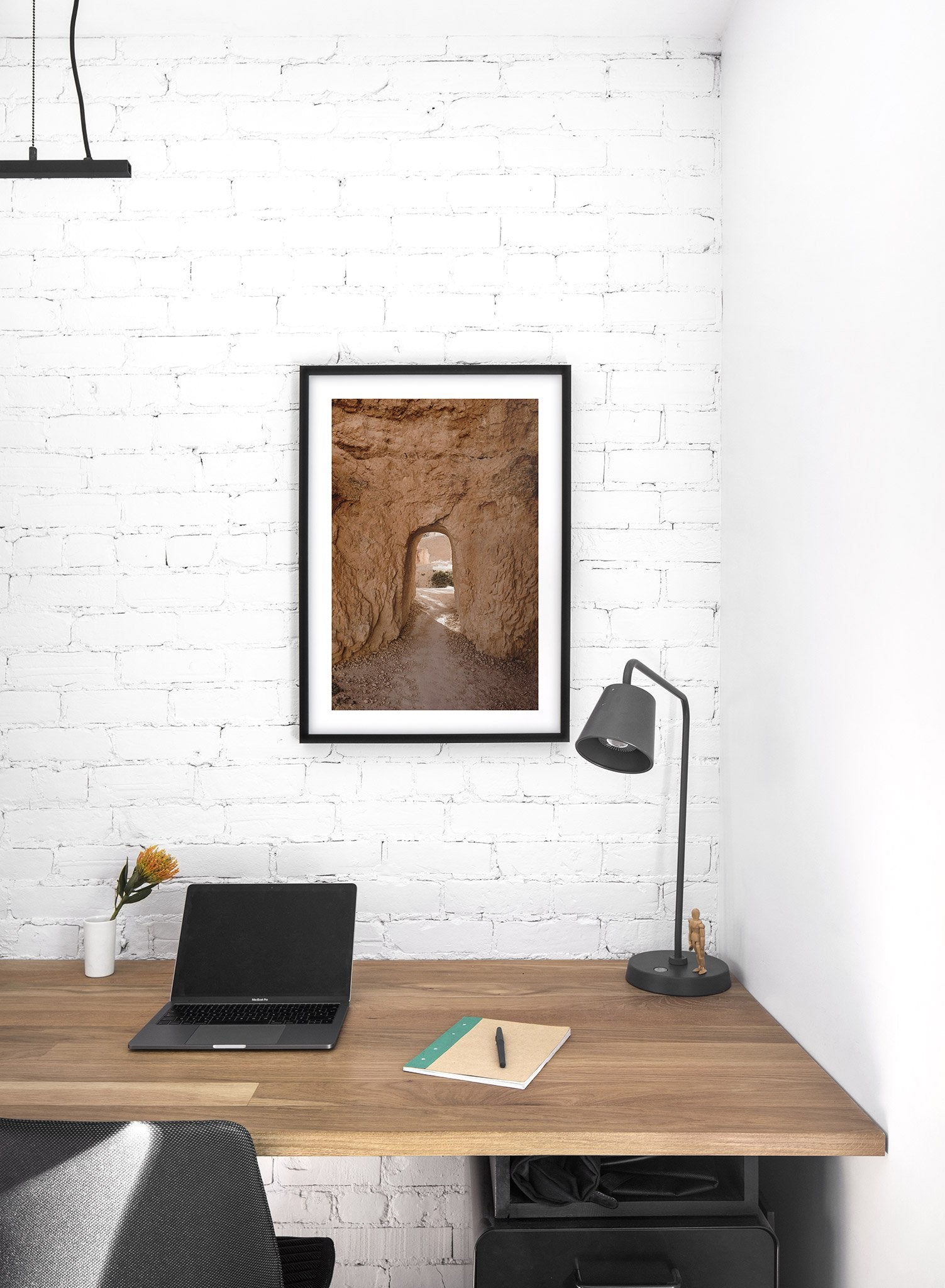 Modern photography poster by Opposite Wall with little doorway carved in stone - Lifestyle - Office Desk