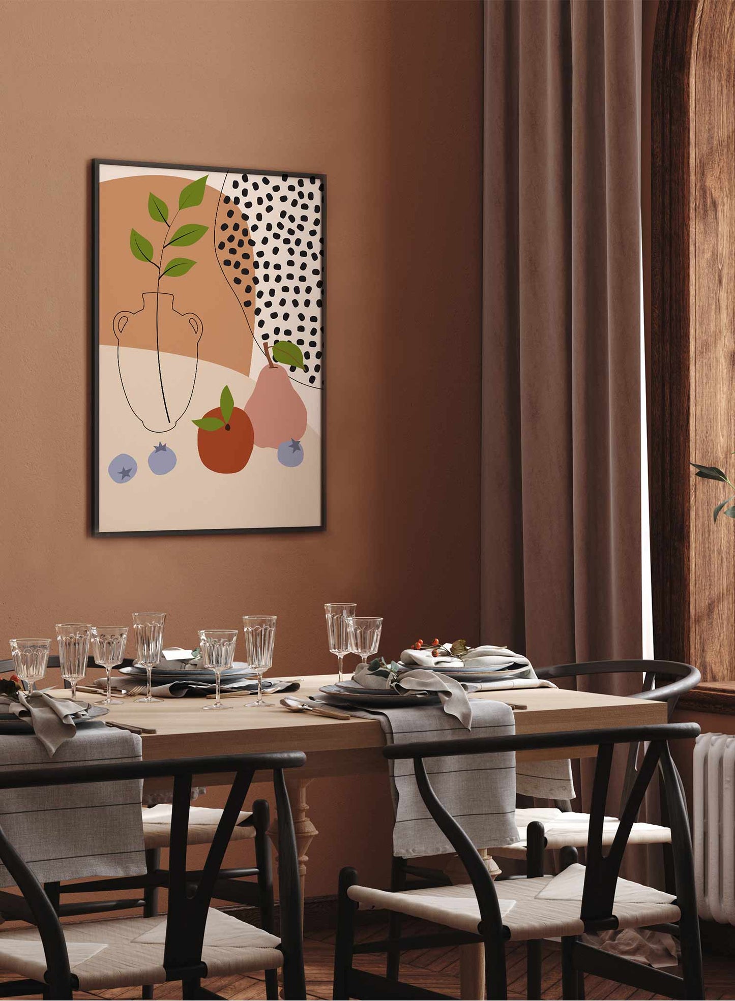 Fruity Harmony is a fruit illustration poster by Opposite Wall.