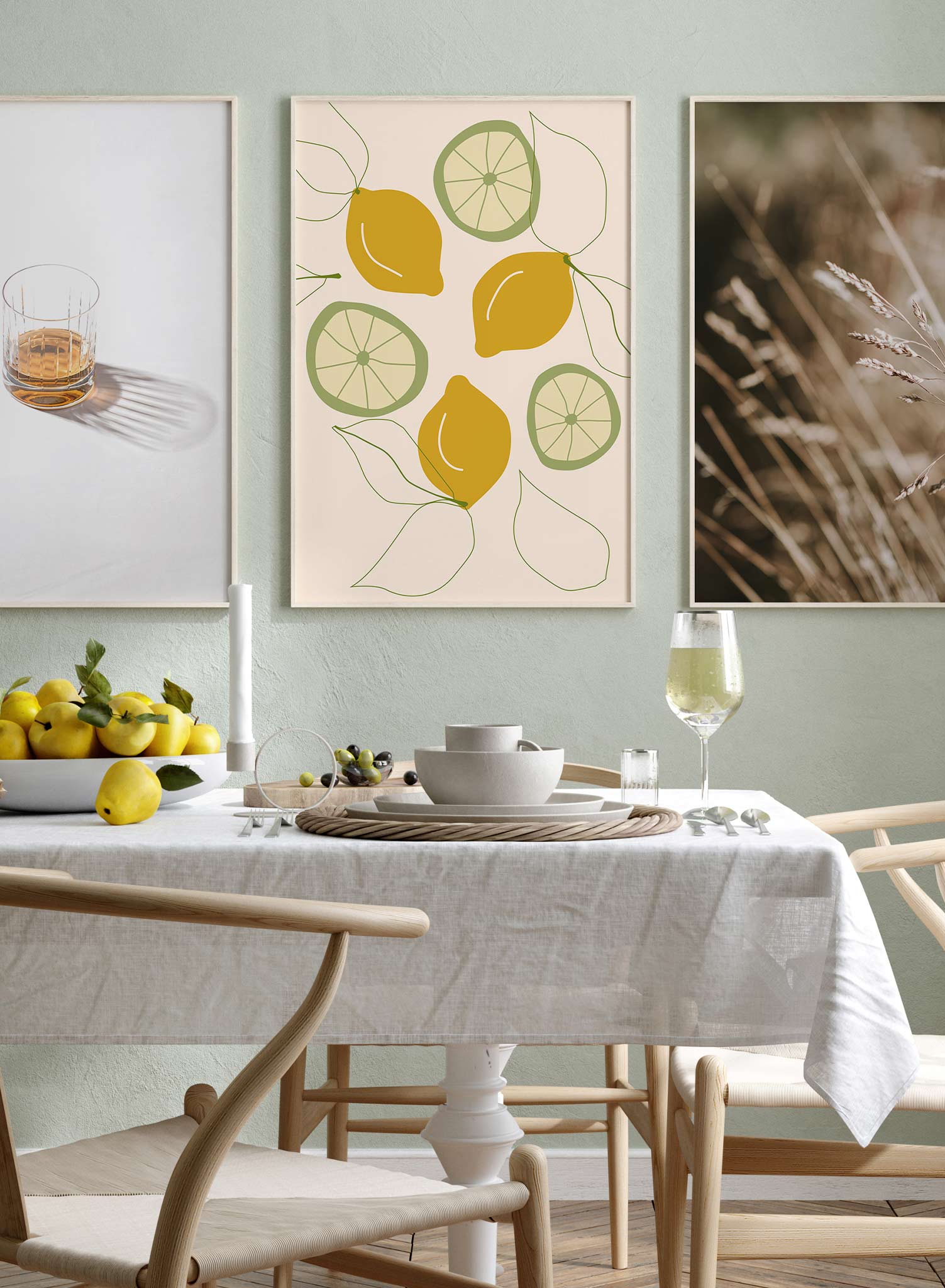 Zest for Life is a citrus illustration poster by Opposite Wall.