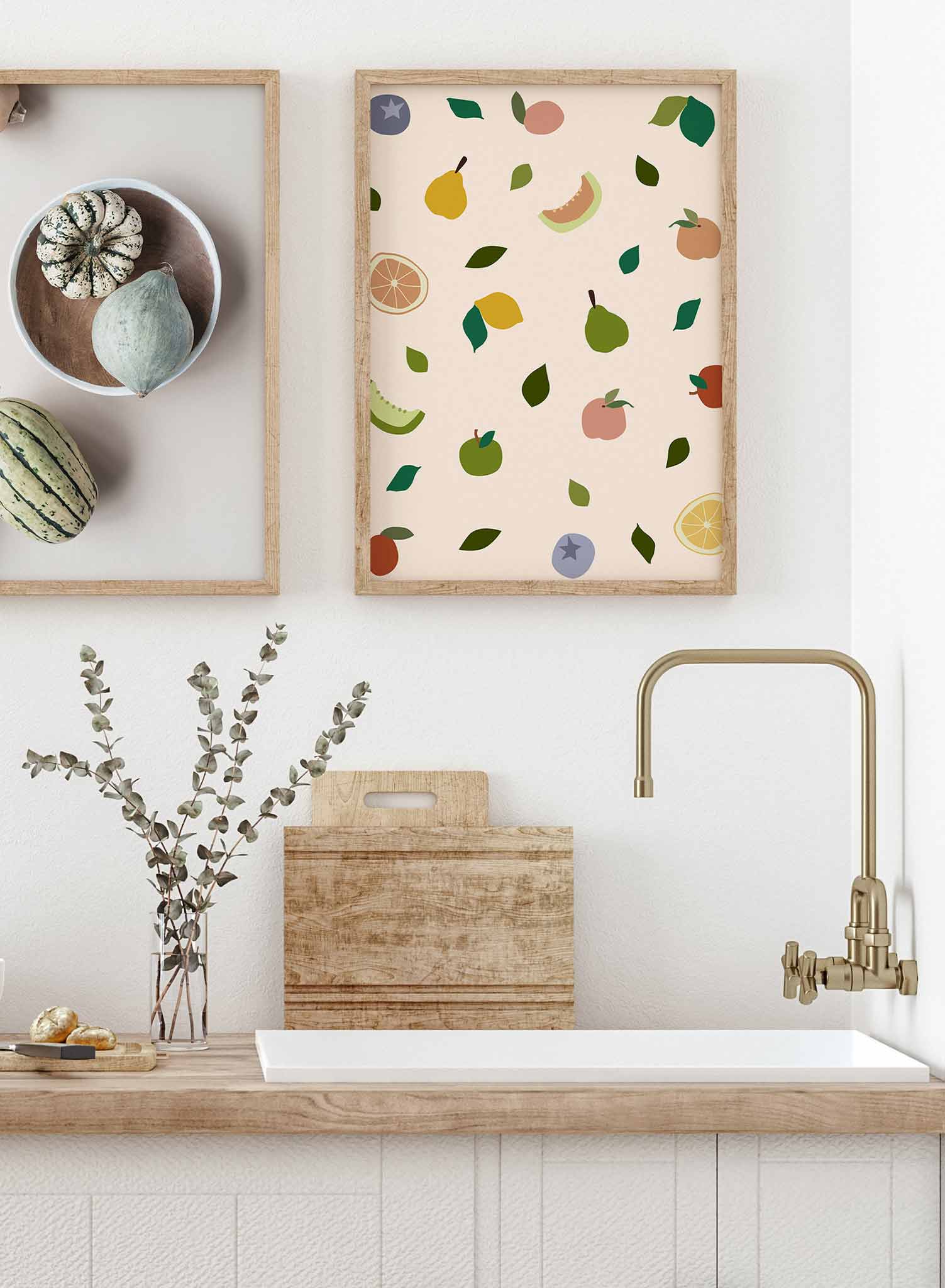 Fruit Explosion is a fruit illustration poster by Opposite Wall.