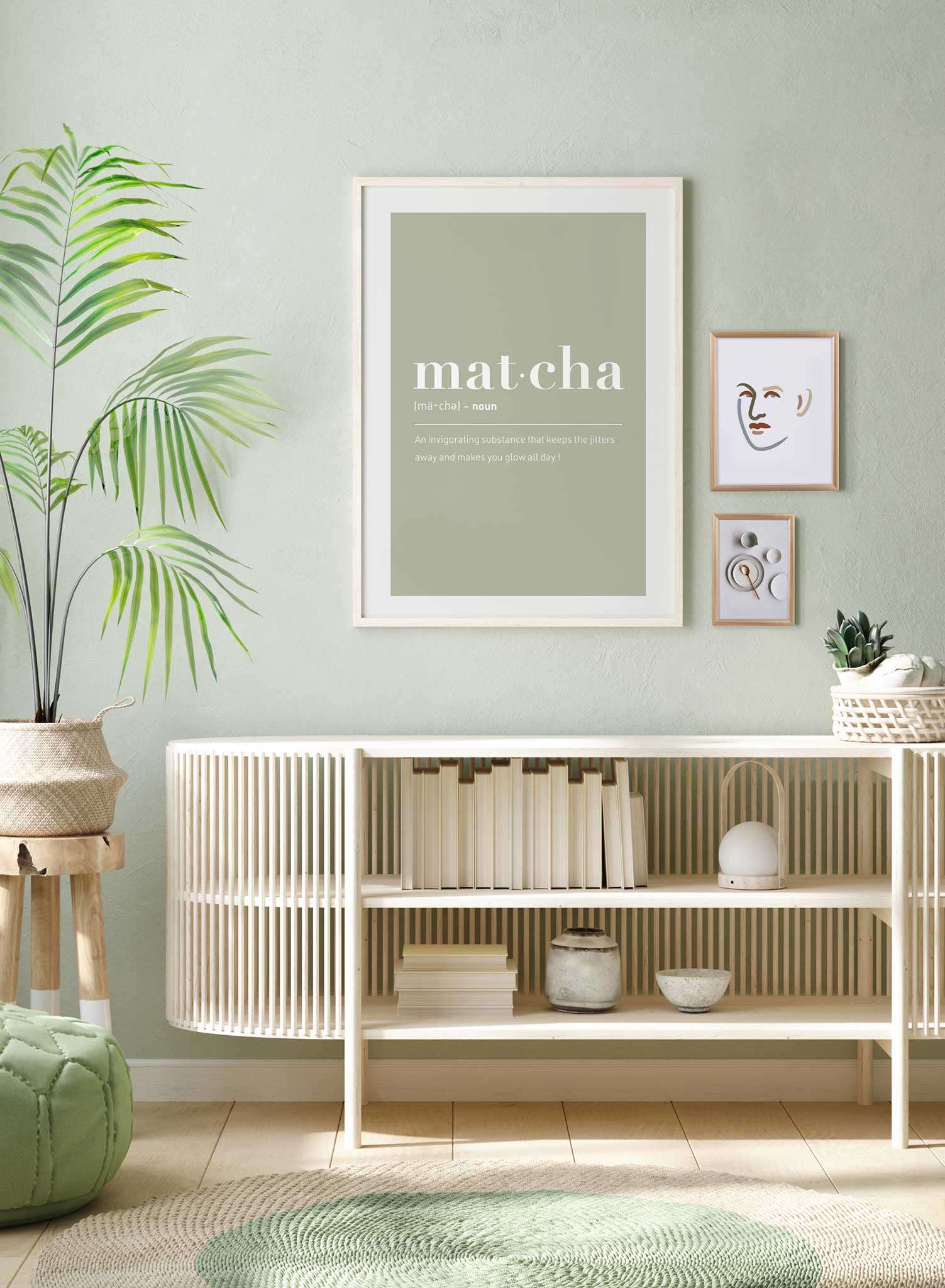 Matcha is a tea themed and humorous typography poster by Opposite Wall.