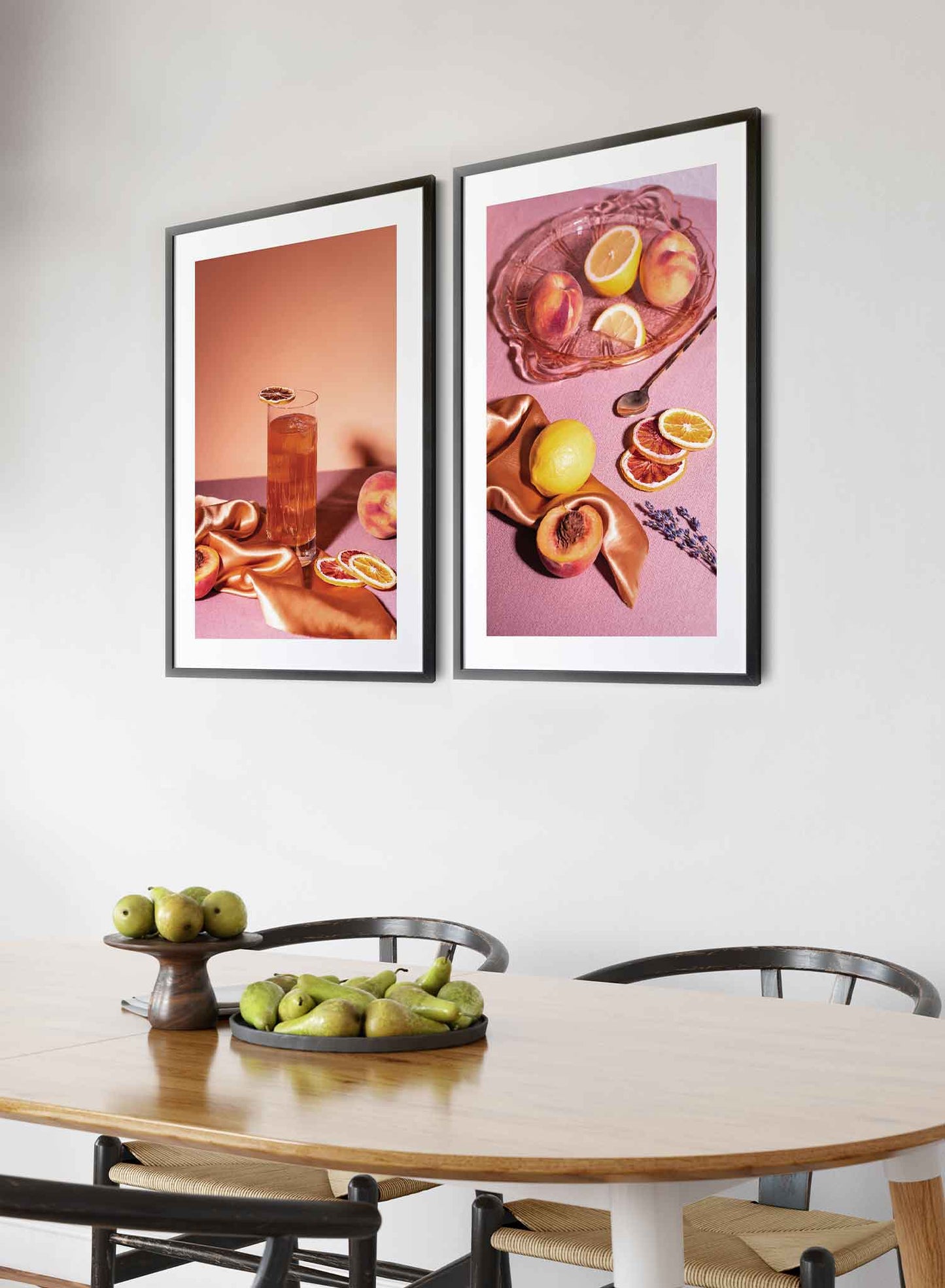 Sunny Flavours is a colourful fruit photography poster by Opposite Wall.