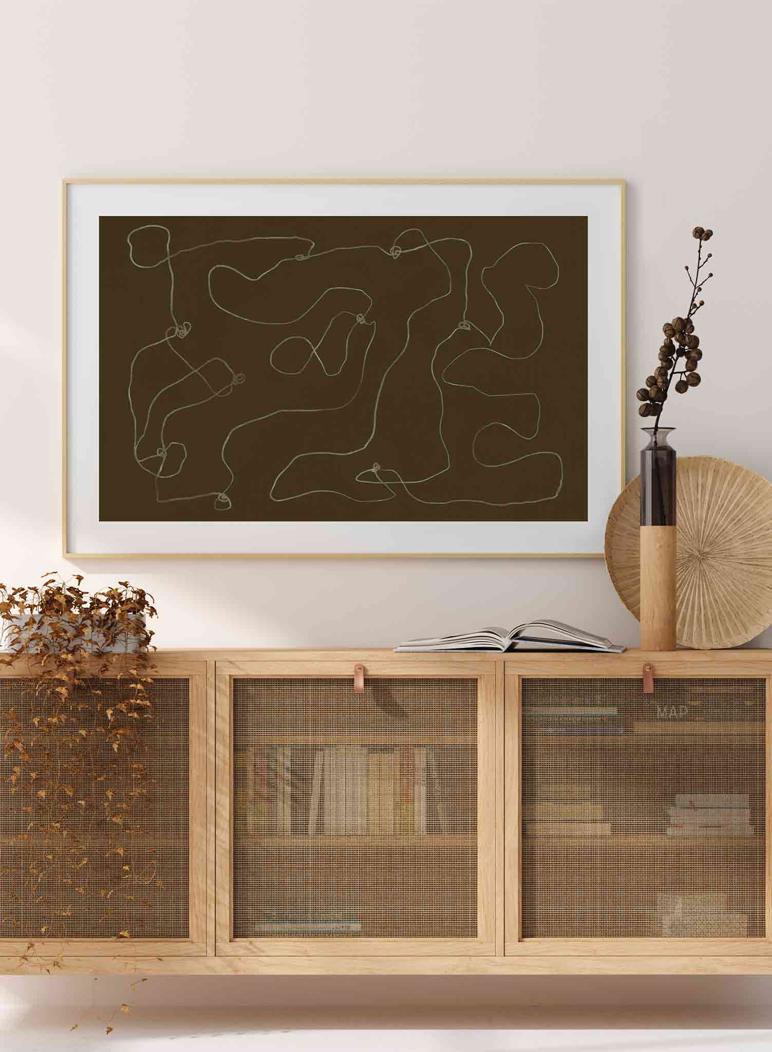 Sinuous Path | Continuous Line Path Illustration by Opposite Wall