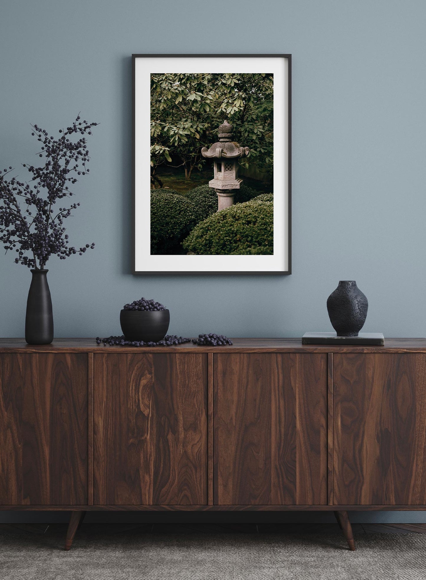 Temple is a minimalist photography by Opposite Wall of a Japanese lantern commonly found in temples.