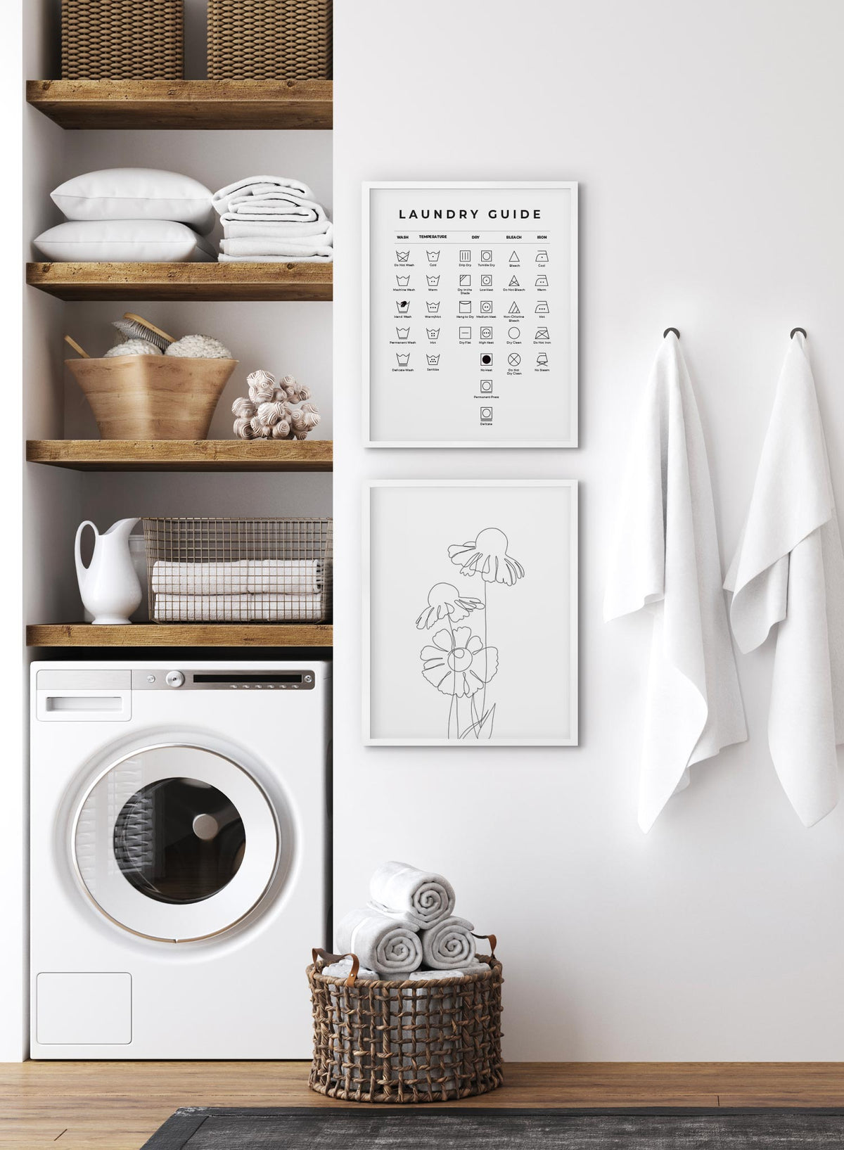 Laundry Guide Textiles Laundry Guide | 101 Clothing Caring Guide Typography by Opposite Wall