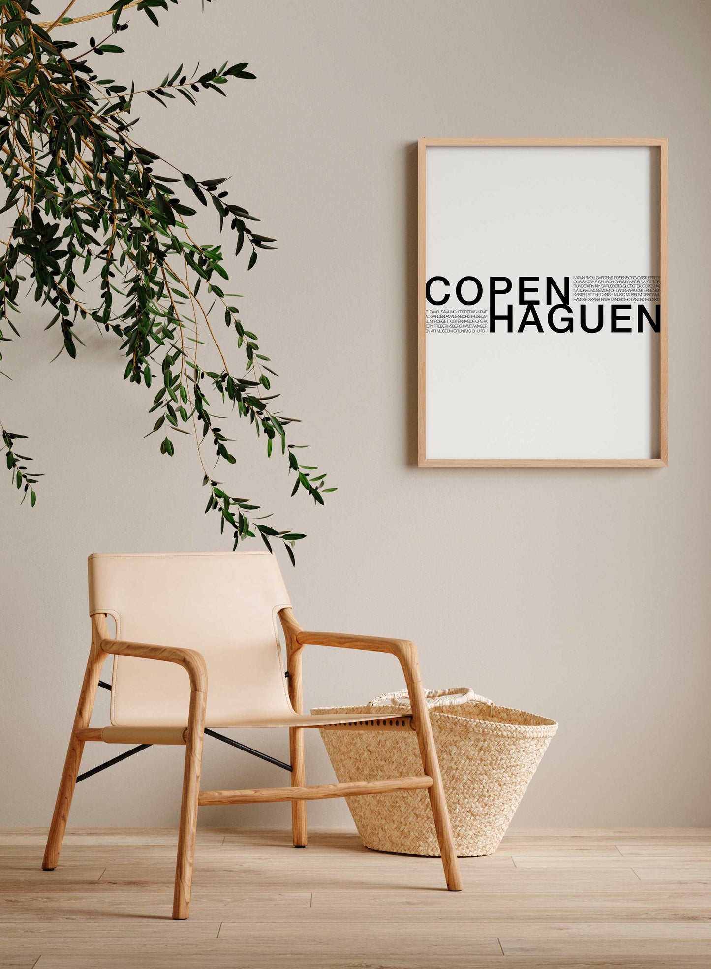 Copenhaguen Typography, Poster | Oppositewall.com