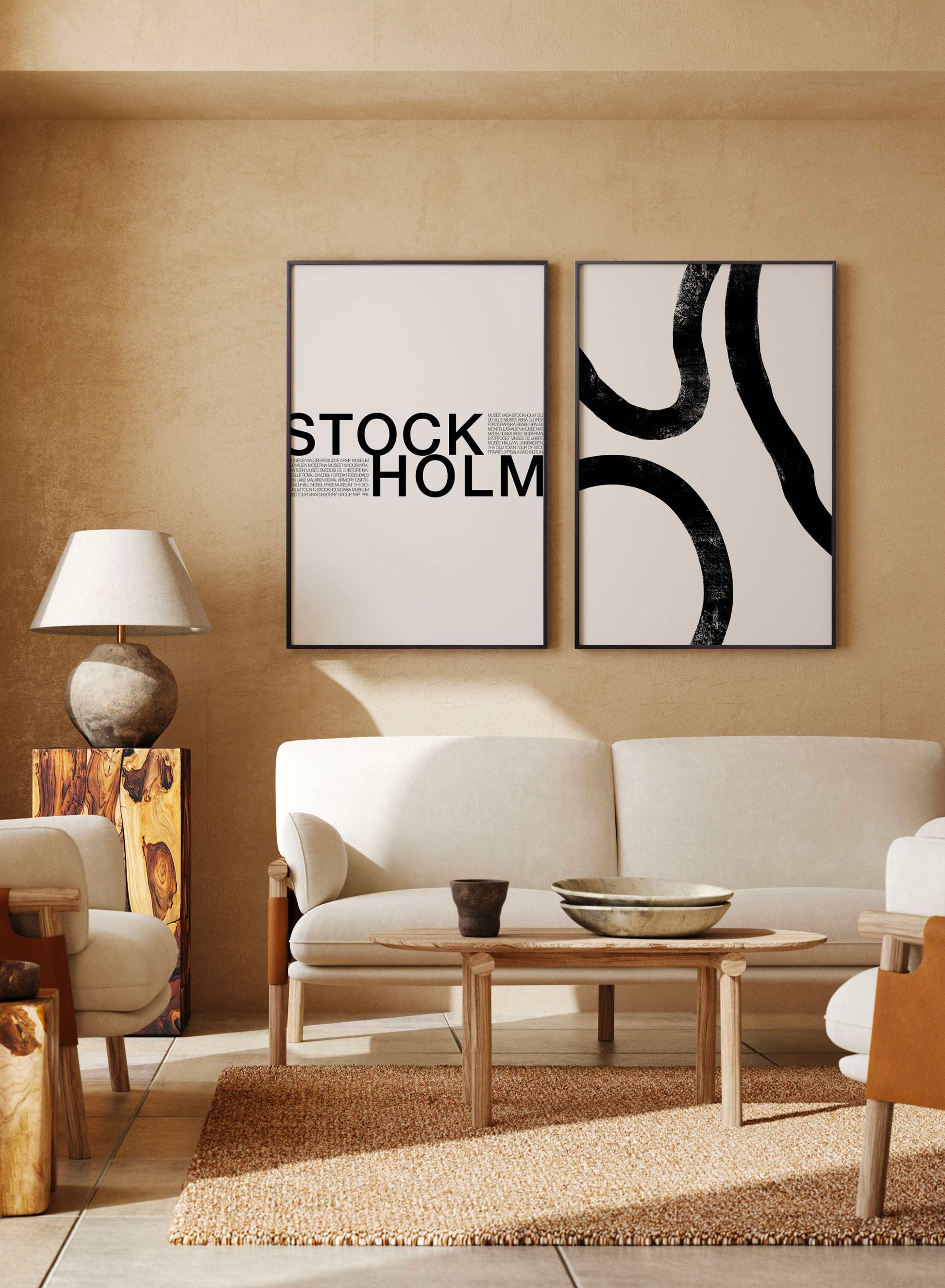 Stockholm Typography, Poster | Oppositewall.com