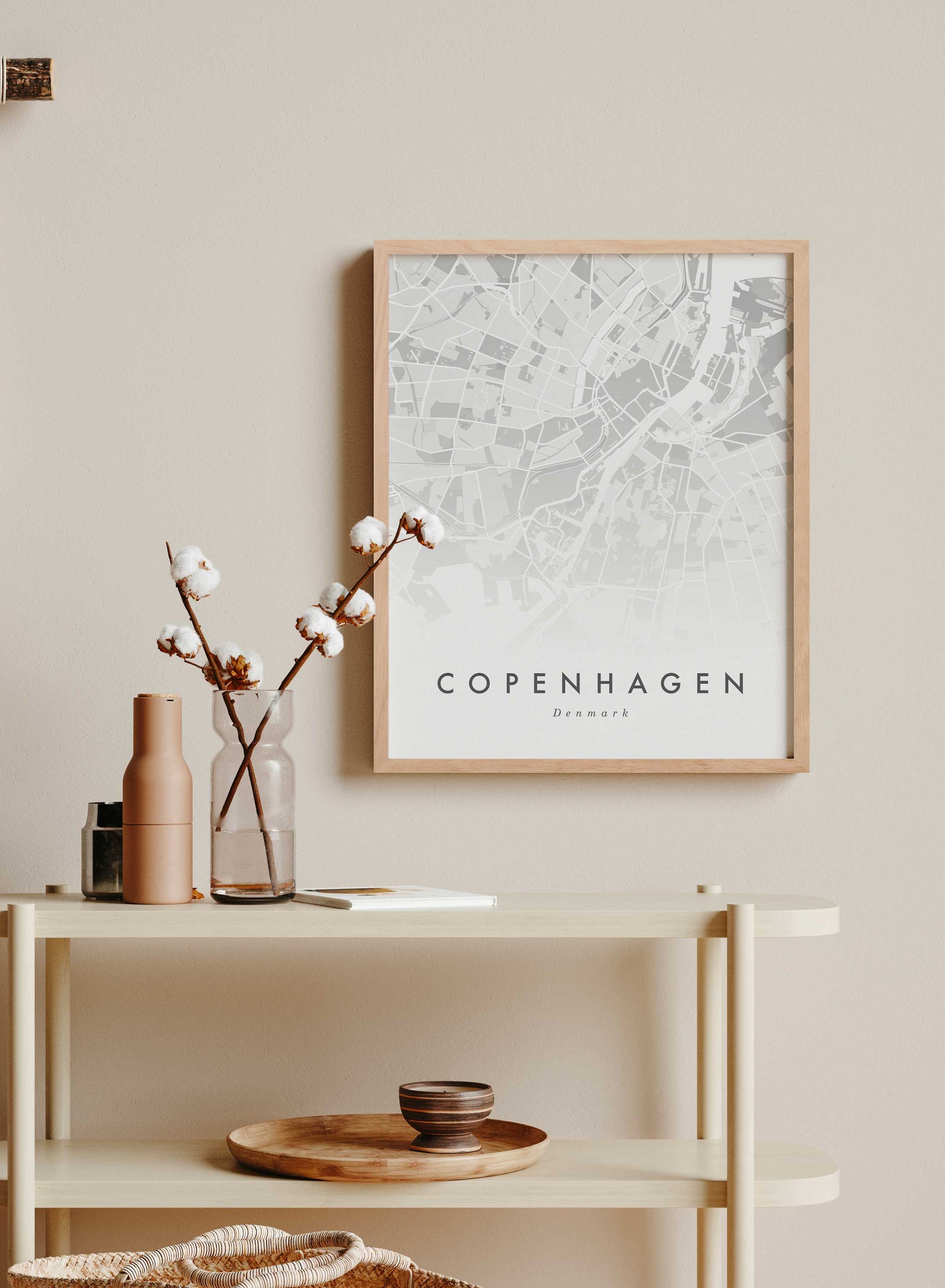 Copenhagen Map, Poster | Oppositewall.com
