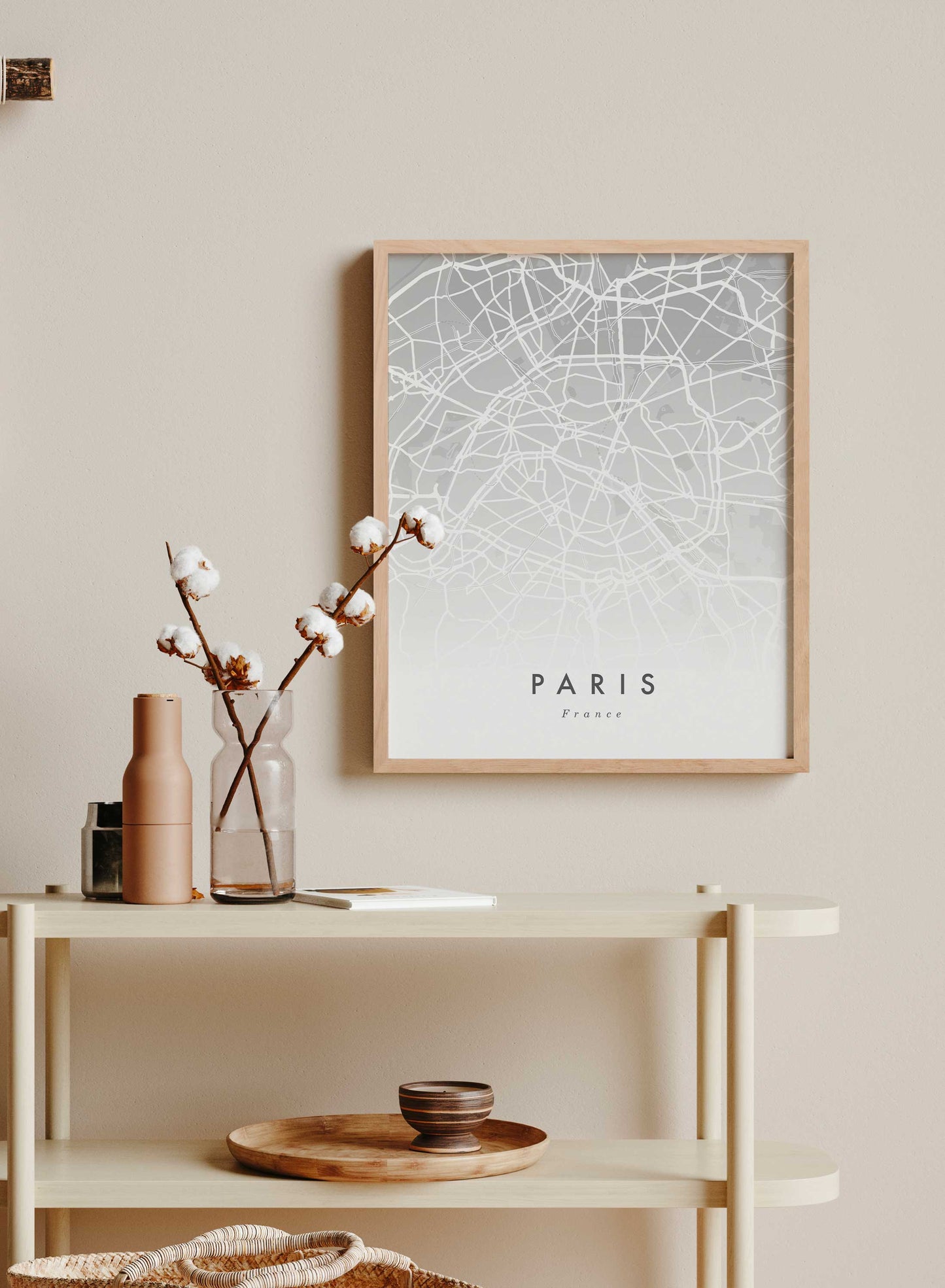 Paris Map, Poster | Oppositewall.com