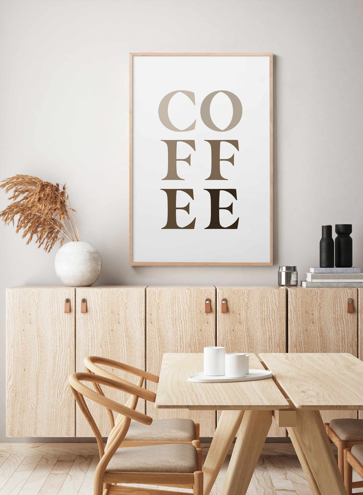 Coffee serif typography, Poster | Oppositewall.com