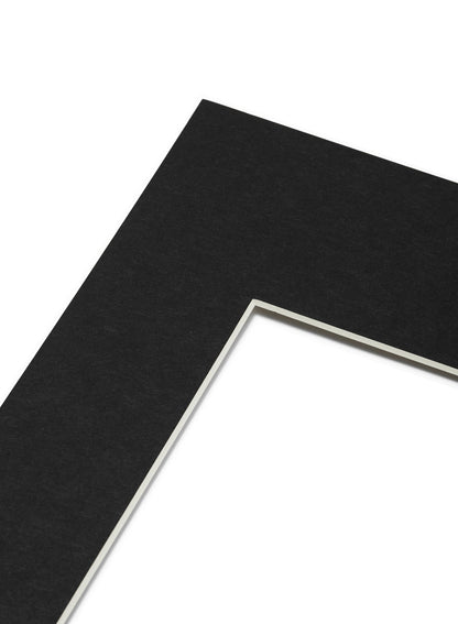 Scandinavian black mat passepartout by Opposite Wall - for frames - made on acid-free FSC paper