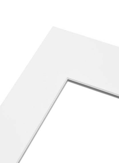 Scandinavian white mat passepartout by Opposite Wall - for frames - made on acid-free FSC paper