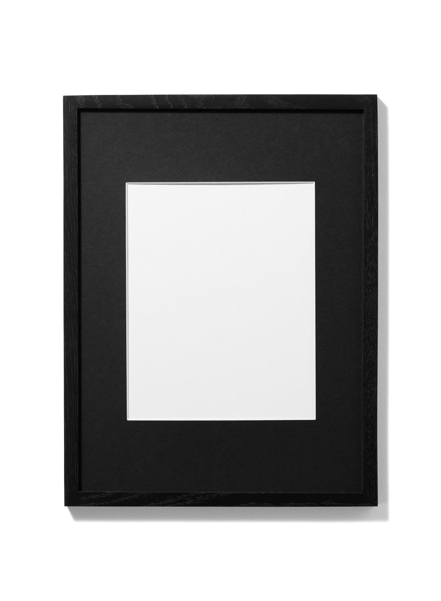 Scandinavian black mat passepartout by Opposite Wall in a frame- for a frame size 12x16
