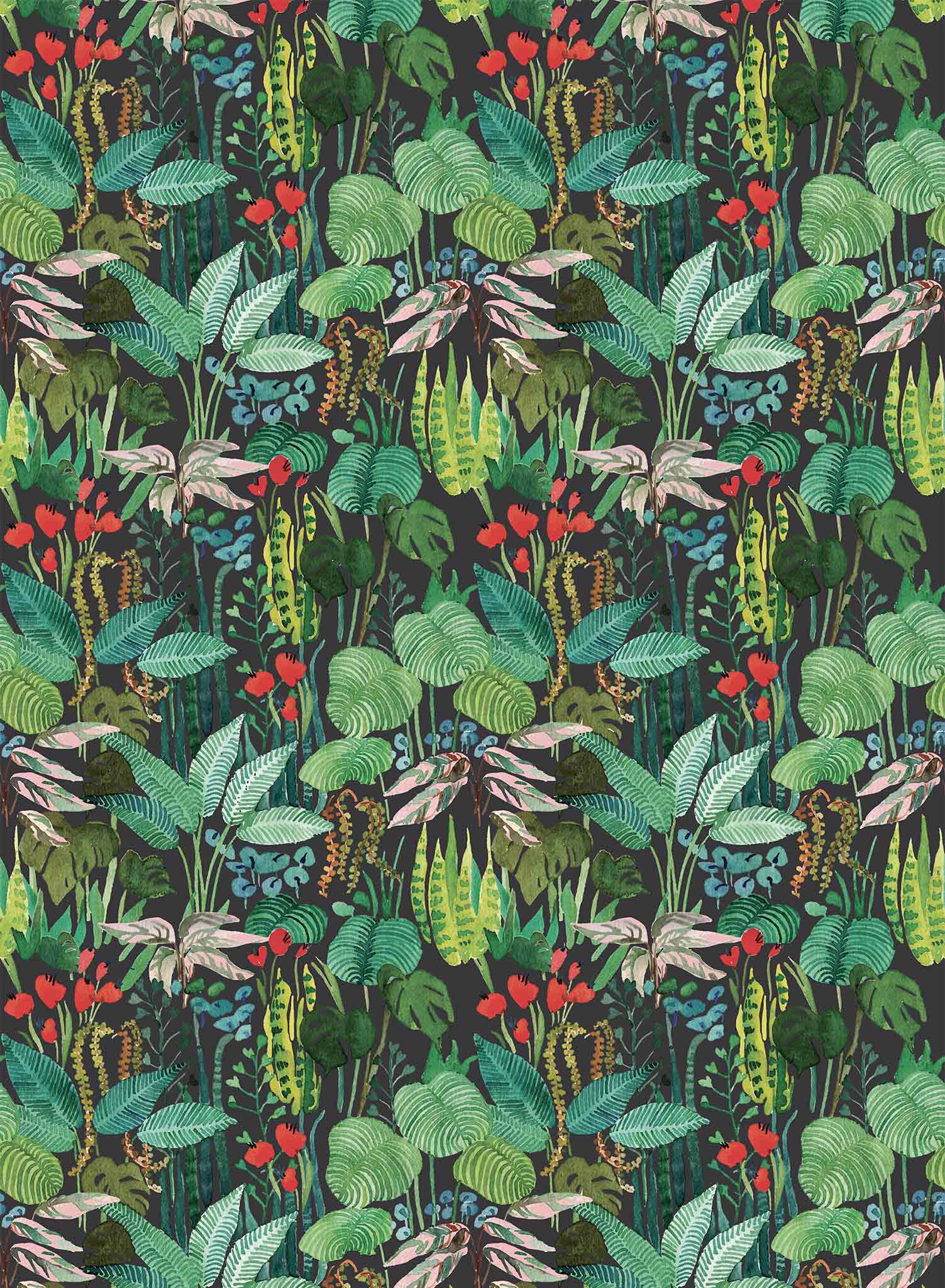Tropicalia | Tropical Plants Wallpaper by Opposite Wall