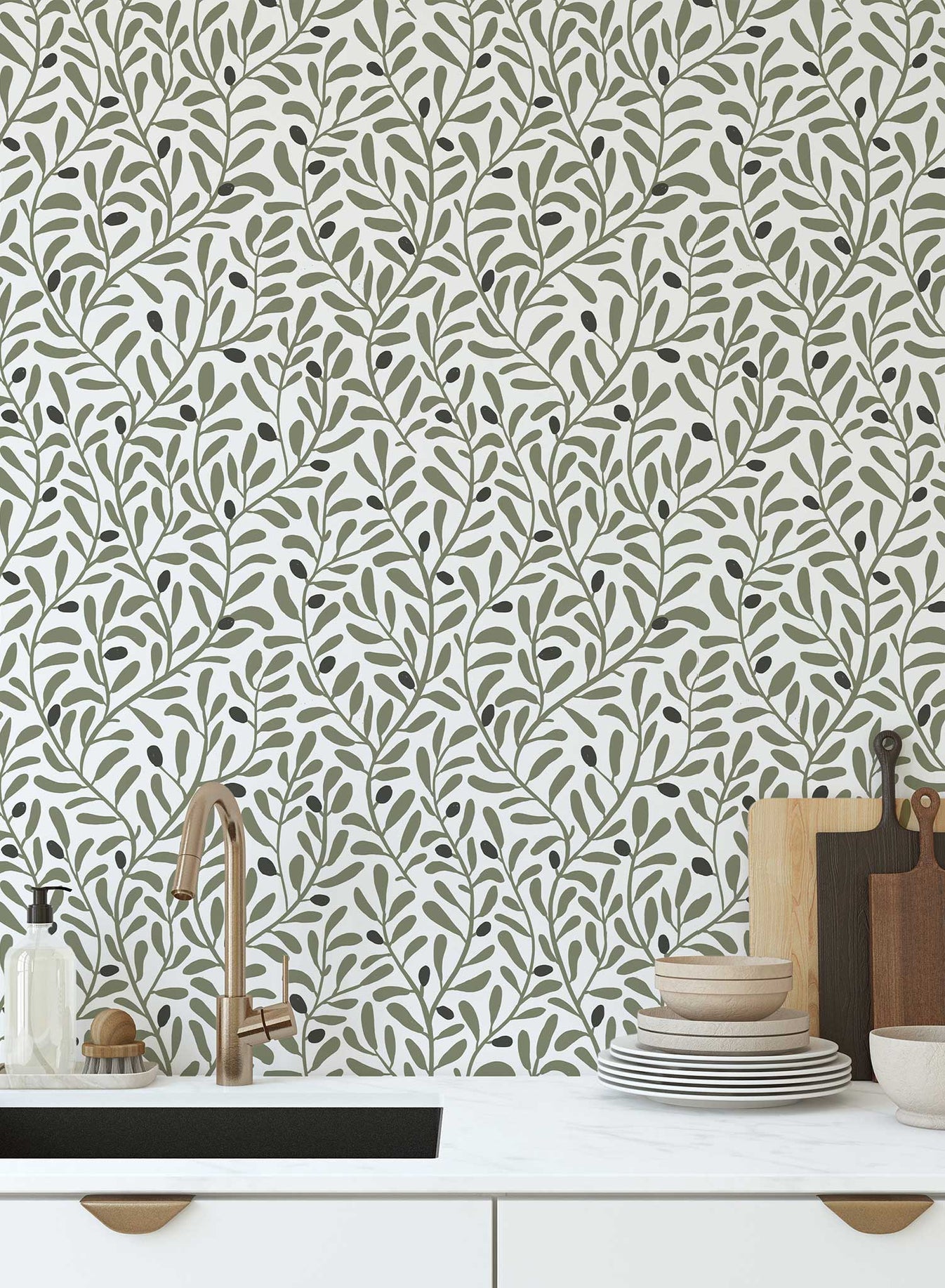 Olive Tree Wallpaper by Opposite Wall