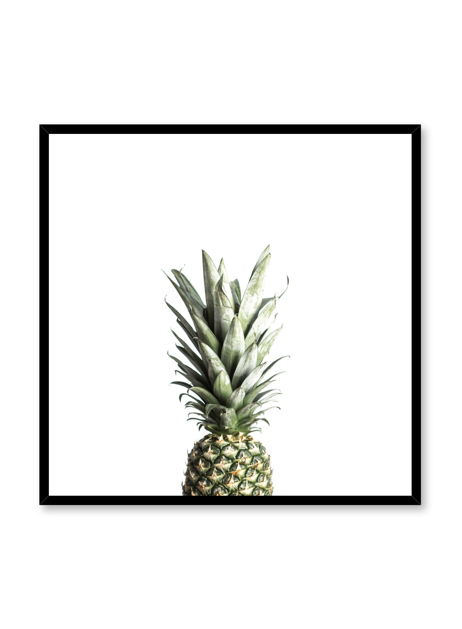 Scandinavian art print by Opposite Wall with Welcomeness pineapple art photo in square format