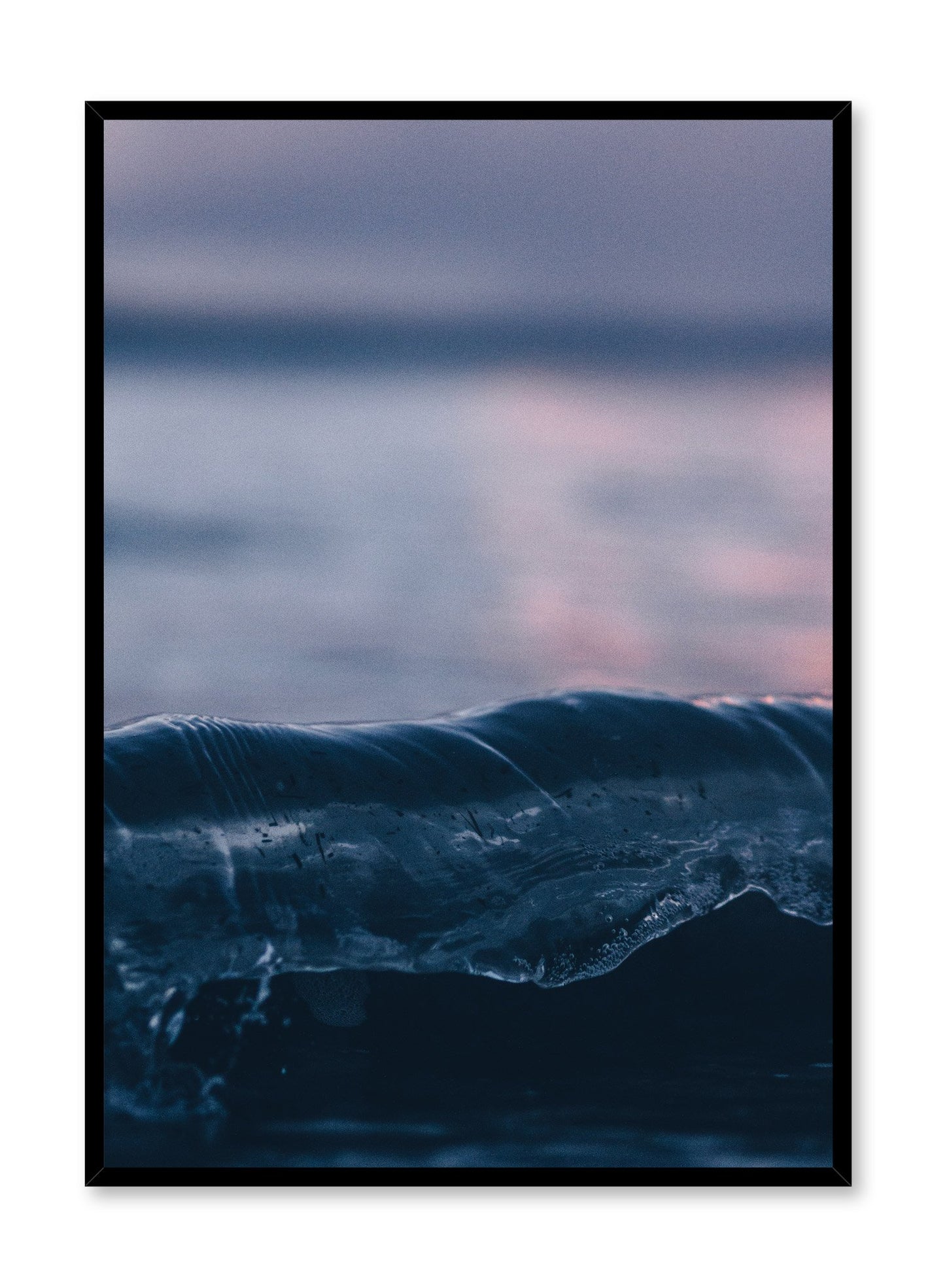 Modern minimalist poster by Opposite Wall with Sunset on the water photography