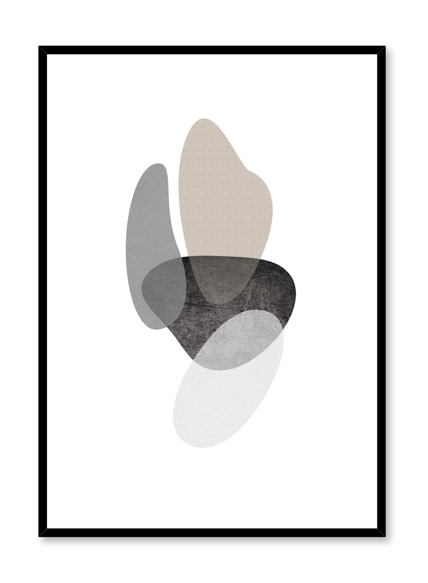 Modern minimalist poster by Opposite Wall with abstract graphic design Shapes No. 2