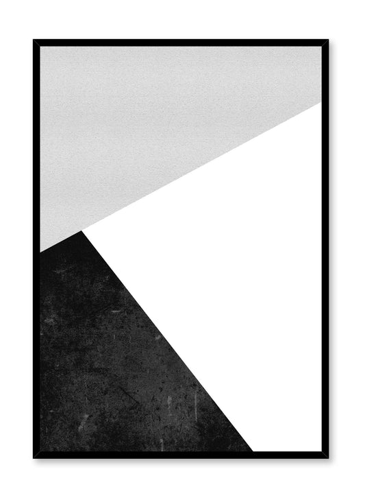 Scandinavian poster by Opposite Wall with abstract graphic Side Angle design