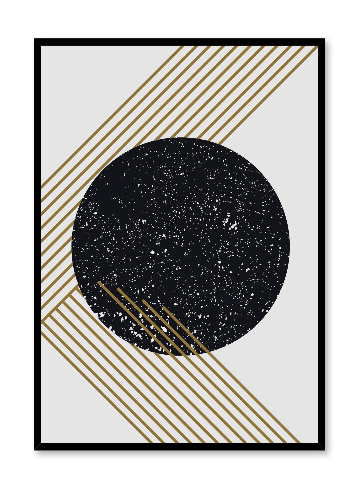 Modern minimalist poster by Opposite Wall with abstract graphic Gold Dust design