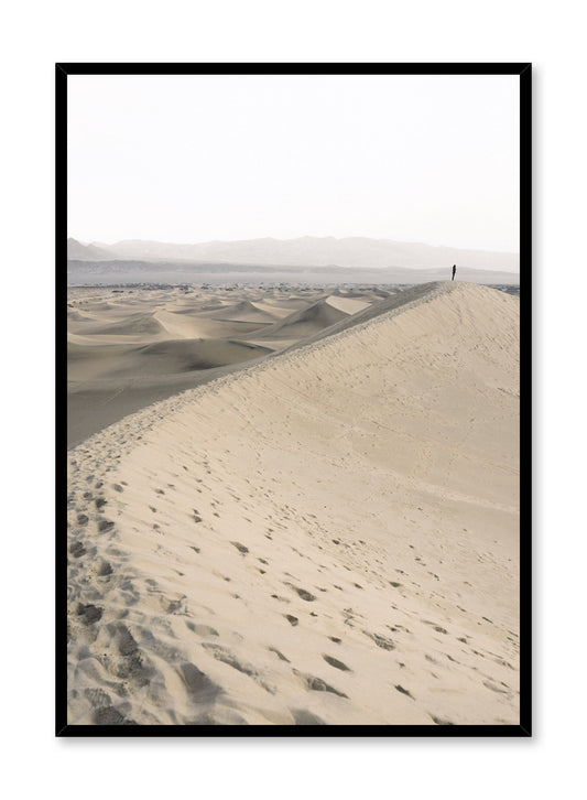 Scandinavian art print by Opposite Wall with trendy landscape art photo - Solitude in the Desert